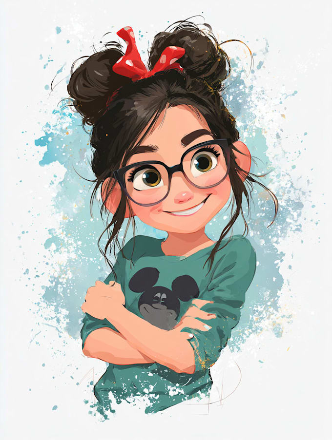 do disney cartoon portrait