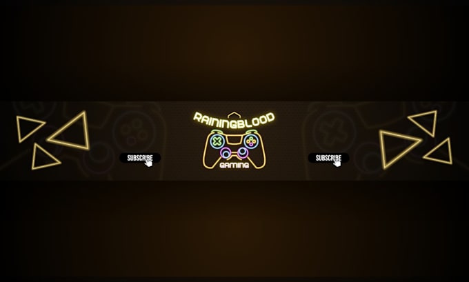 design a professional youtube banner
