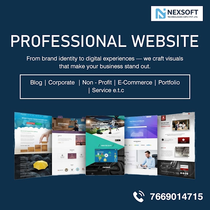 business website design and development
