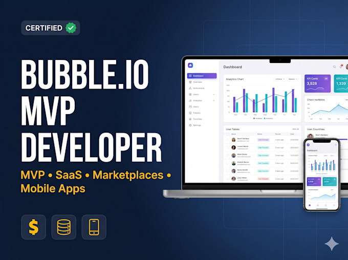 be your bubble io expert and build your web or mobile mvp