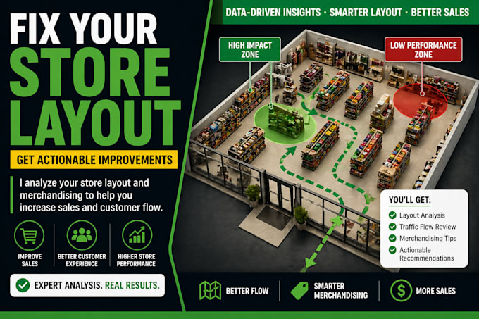 create a retail planogram that increases product visibility and sales