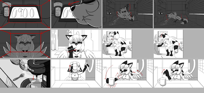 create storyboards for your film, animation or ad