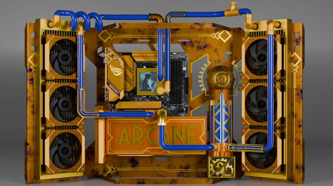 Do custom pc case design,rgb lighting,rgb pc cases,gaming pc modding ...