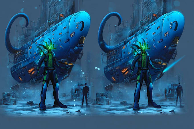 create concept or character art