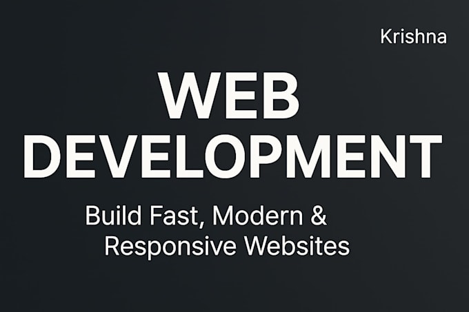 develop a responsive website and provide complete data, design, and market
