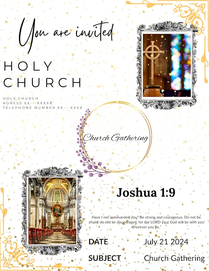 make food flyer, church flyer, normal flyer