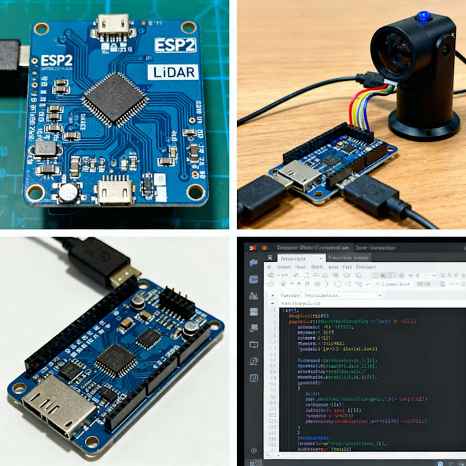 create custom pcb design, dev embedded software for iot, robotics and automation