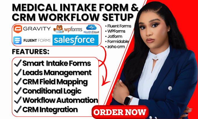 do jotform google forms microsoft forms dynamics crm medical intake automation