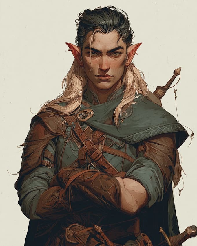 dnd character art and dnd character art