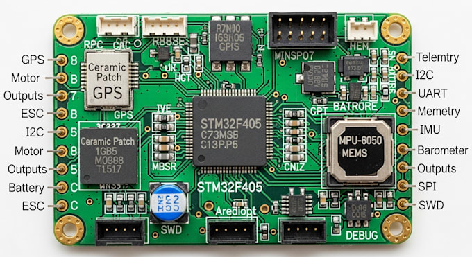 Design a custom flight controller autopilot board using stm32 by ...