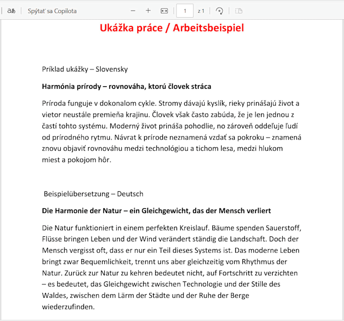 translate your book or ebook between german and slovak