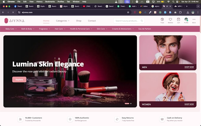 develop a custom fullstack ecommerce website with nextjs and nodejs