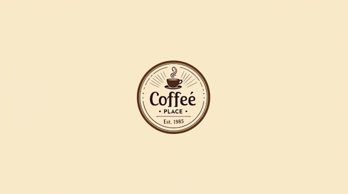 make an amazing coffee restaurant logo