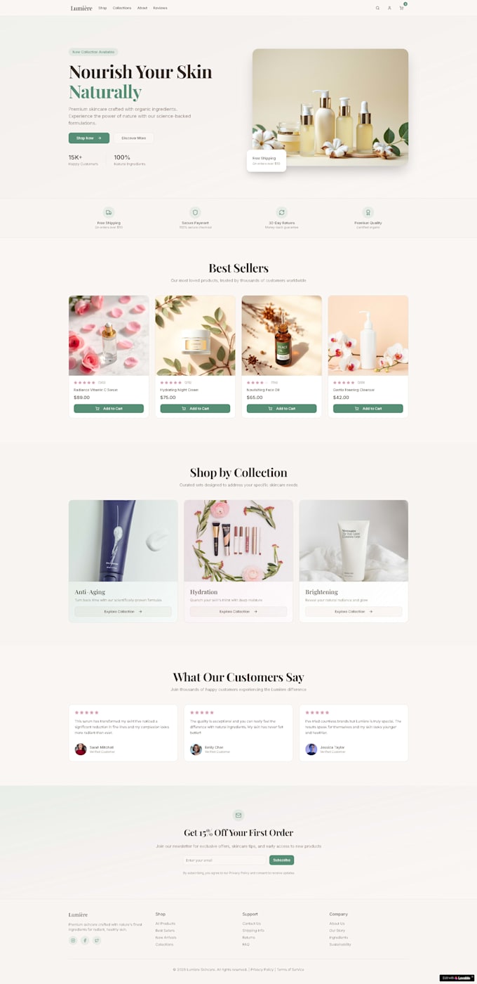 shopify redesign for fashion brands