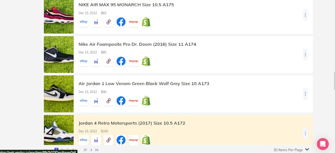 cross list products using vendoo, list perfectly, flyp, and crosslist