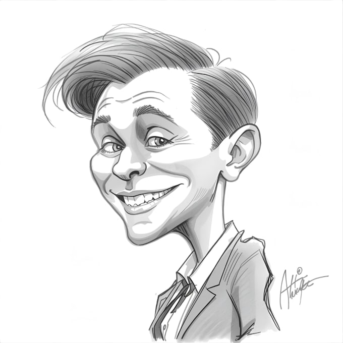 do cartoon caricature for you