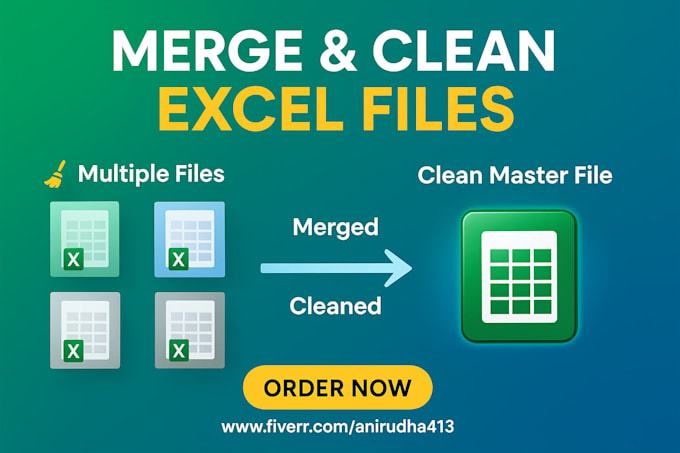 merge multiple excel or CSV files into one master sheet with accuracy