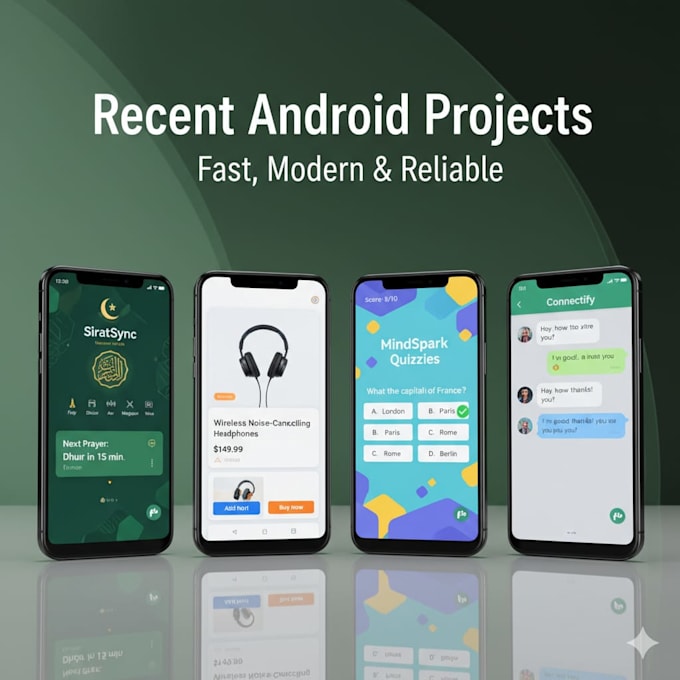 develop your complete android app with backend integration