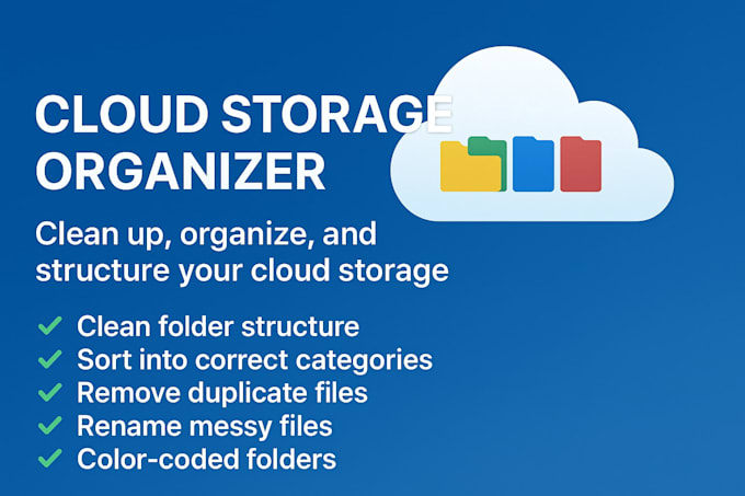 organize and clean up your cloud storage google drive,onedrive,dropbox