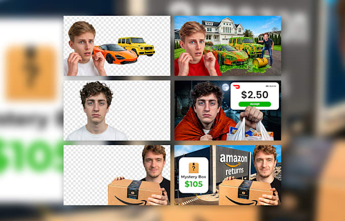 create fast, custom clickable youtube thumbnail that boost CTR