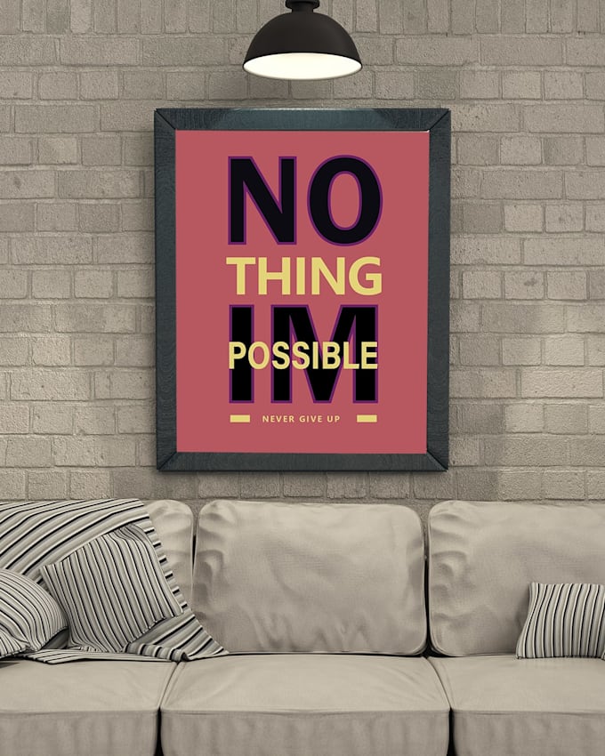 design minimalist typography poster word cloud and wall art
