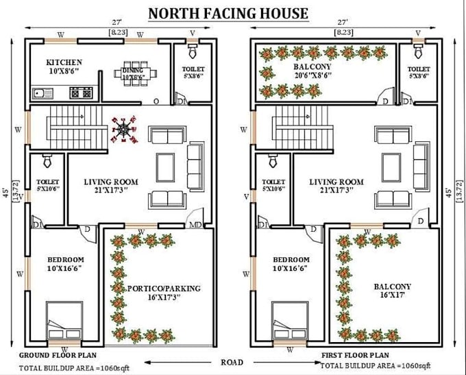 create  architectural 2d working drawings in autocad