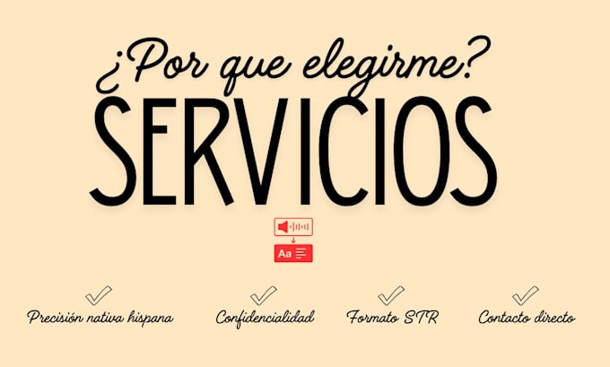 transcripción de audio y video al español, subtítulos