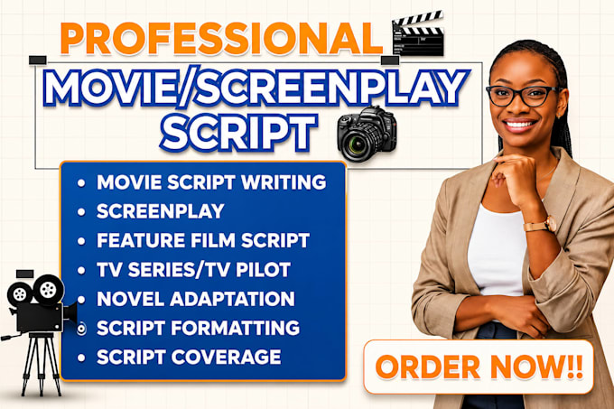 write feature film script screenplay movie script screenwriting tv series film