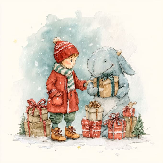 create festive holiday christmas design illustration