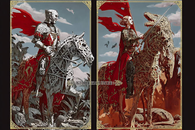 draw medieval illustration, art, miniatures