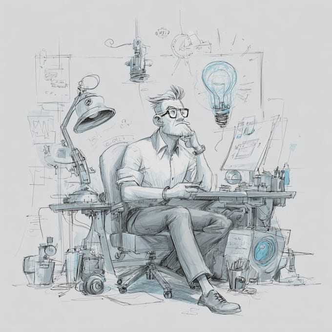 make product development and industrial design sketches