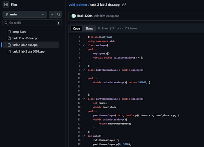 make cpp coding assignment