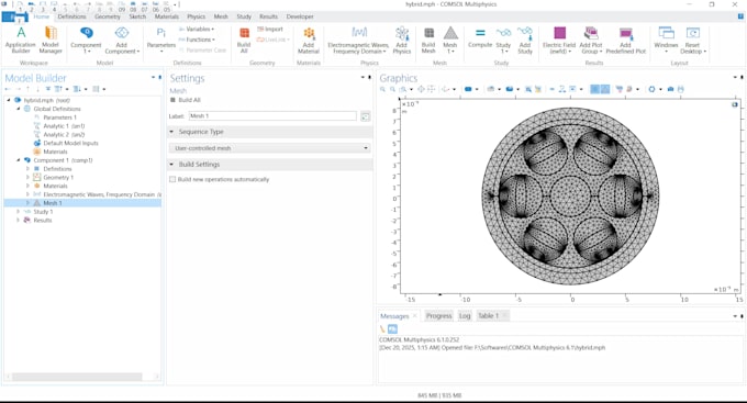 design, simulate and analyze using comsol multiphysics