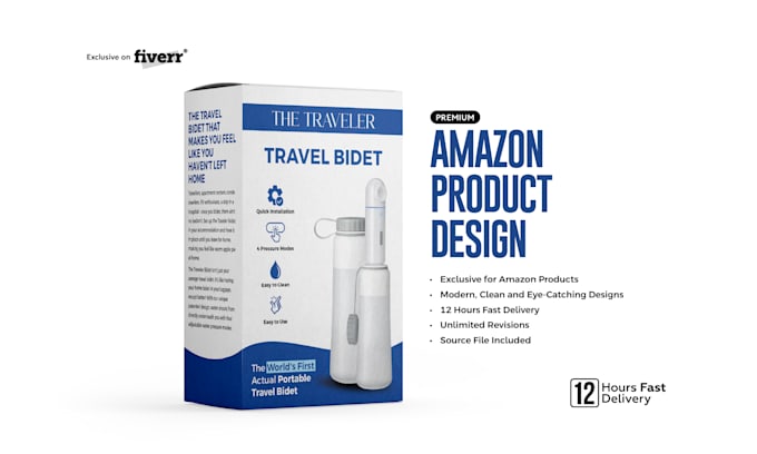amazon product packaging and mockup design