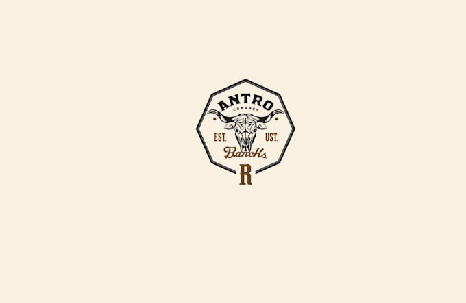 create logo for ranches, westerns, and cattle brand