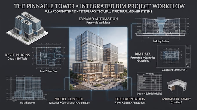 develop custom revit plugins and dynamo automation scripts for bim workflows