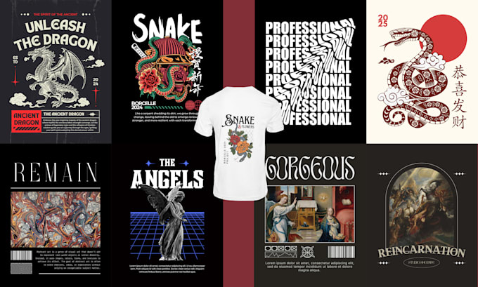 design unique graphics for apparel and merchandise