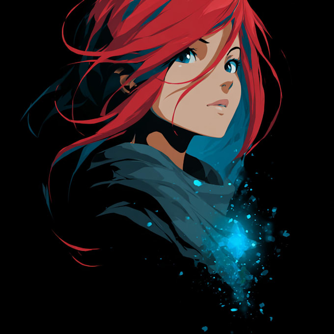 create logo designer anime, fantasy