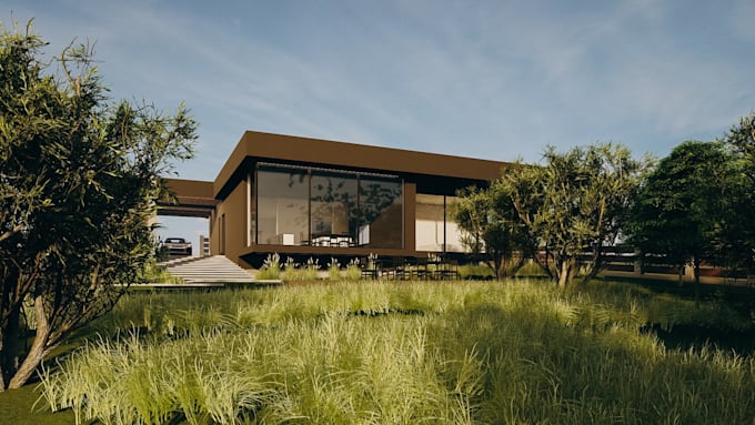 photorealistic exterior 3d visualization