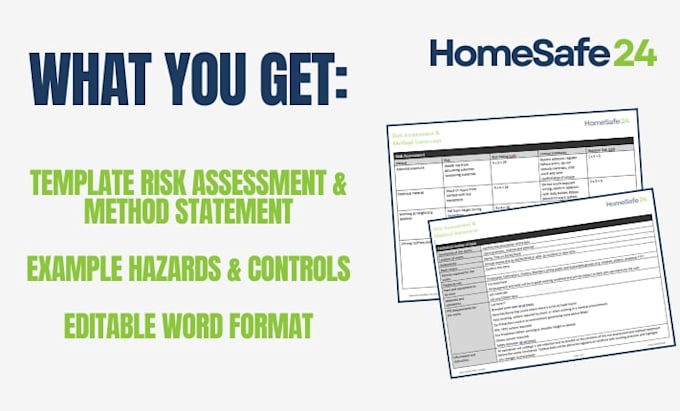 provide uk method statement template with guidance