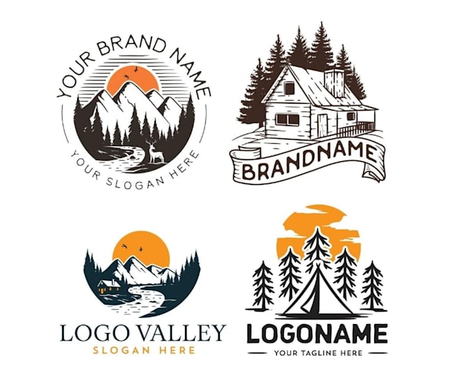 do modern cabin logo for your business