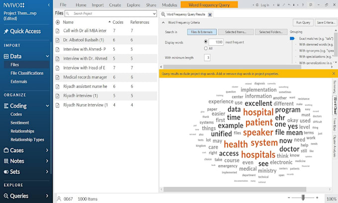 expert thematic analysis using nvivo 15