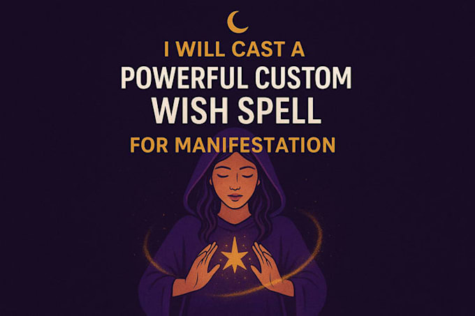 cast a powerful custom wish spell for manifestation