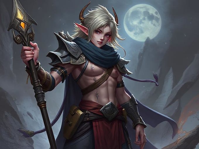 Create a fantasy character concept art by Thaliope1 | Fiverr