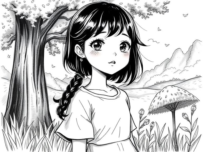 sketch your cartoon character