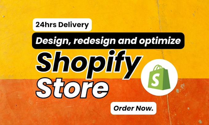 do shopify store design and redesign, shopify store design