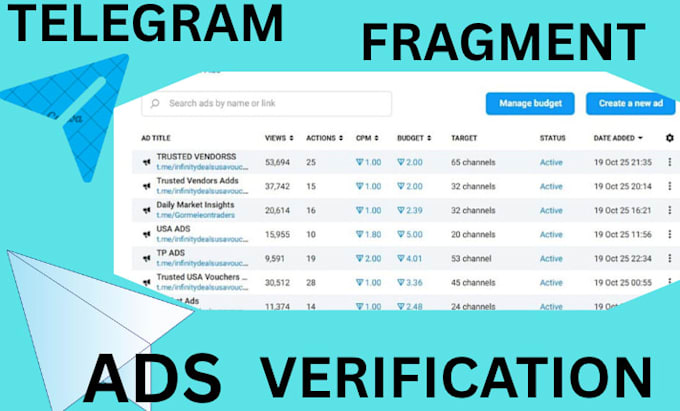do fragment verification setup telegram ads to get approved fast
