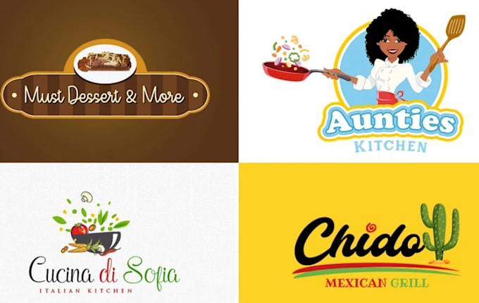 make a food, restaurant, business logo