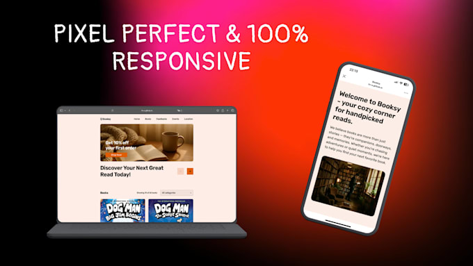 develop a stunning frontend or fullstack web application