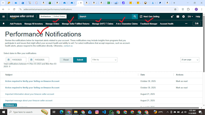 manage your amazon orders and provide professional customer support